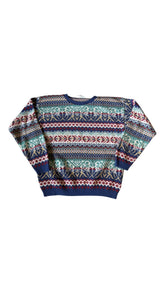 VTG Wmns Cabin Creek Knit Sweater Sz Wmns S