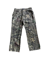 Y2K Break Up Camo Double Knee Jeans Sz 34x30