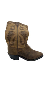 Soft Leather Paneled Cowboy Boots Sz 6.5M/8W