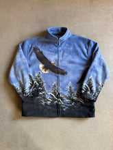 VTG Trail Crest Birds Fleece Jacket Sz XL