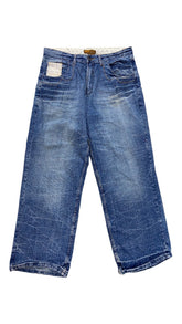 Y2K Mecca Embroidered Jeans Sz 38x32