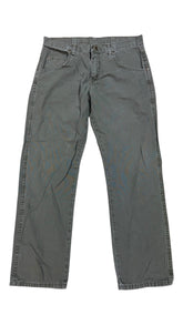 VTG Wrangler Rugged Wear Olive Pants Sz 34x30