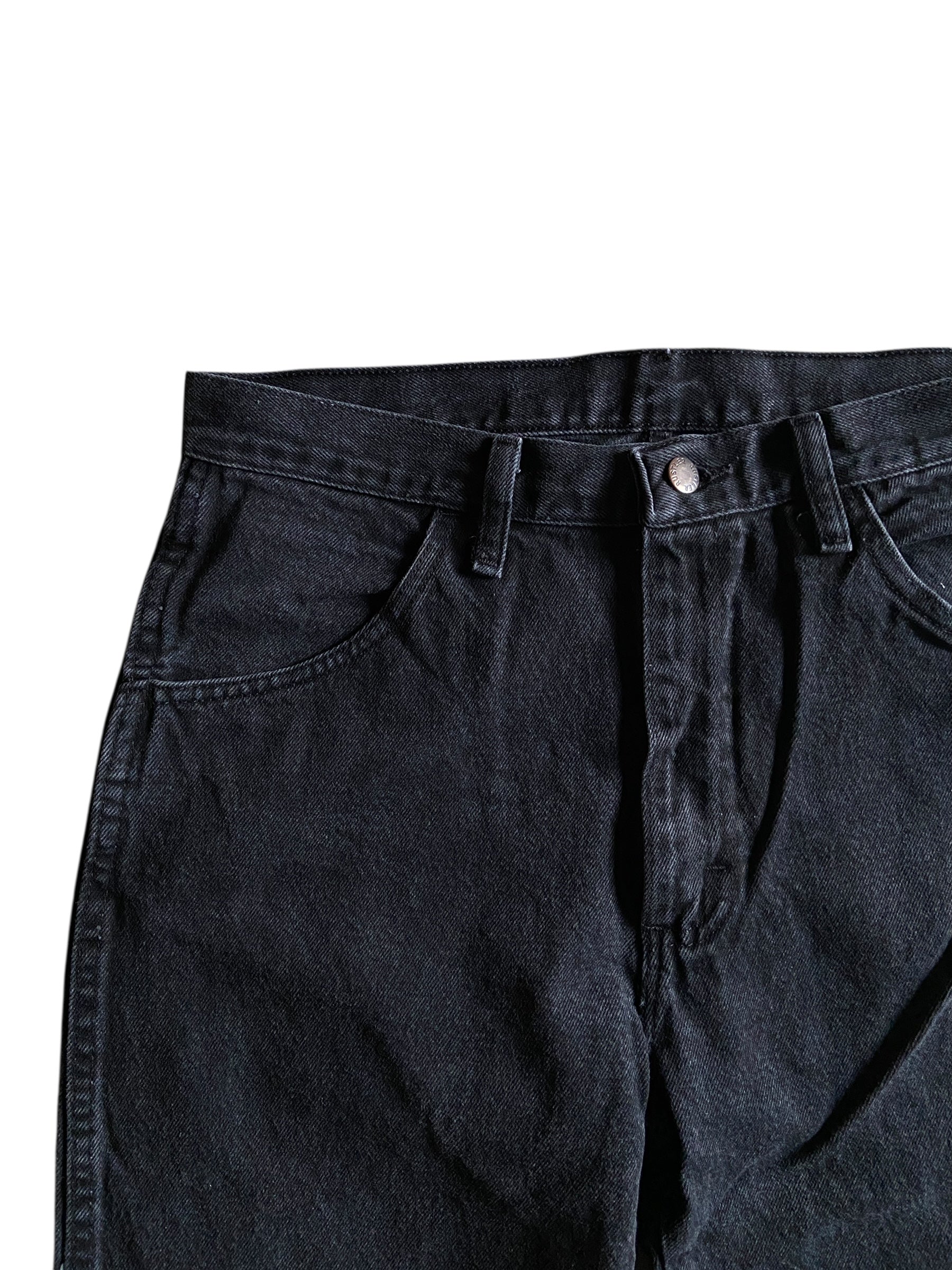 Y2K Rustler Black Wash Jeans Sz 32x32
