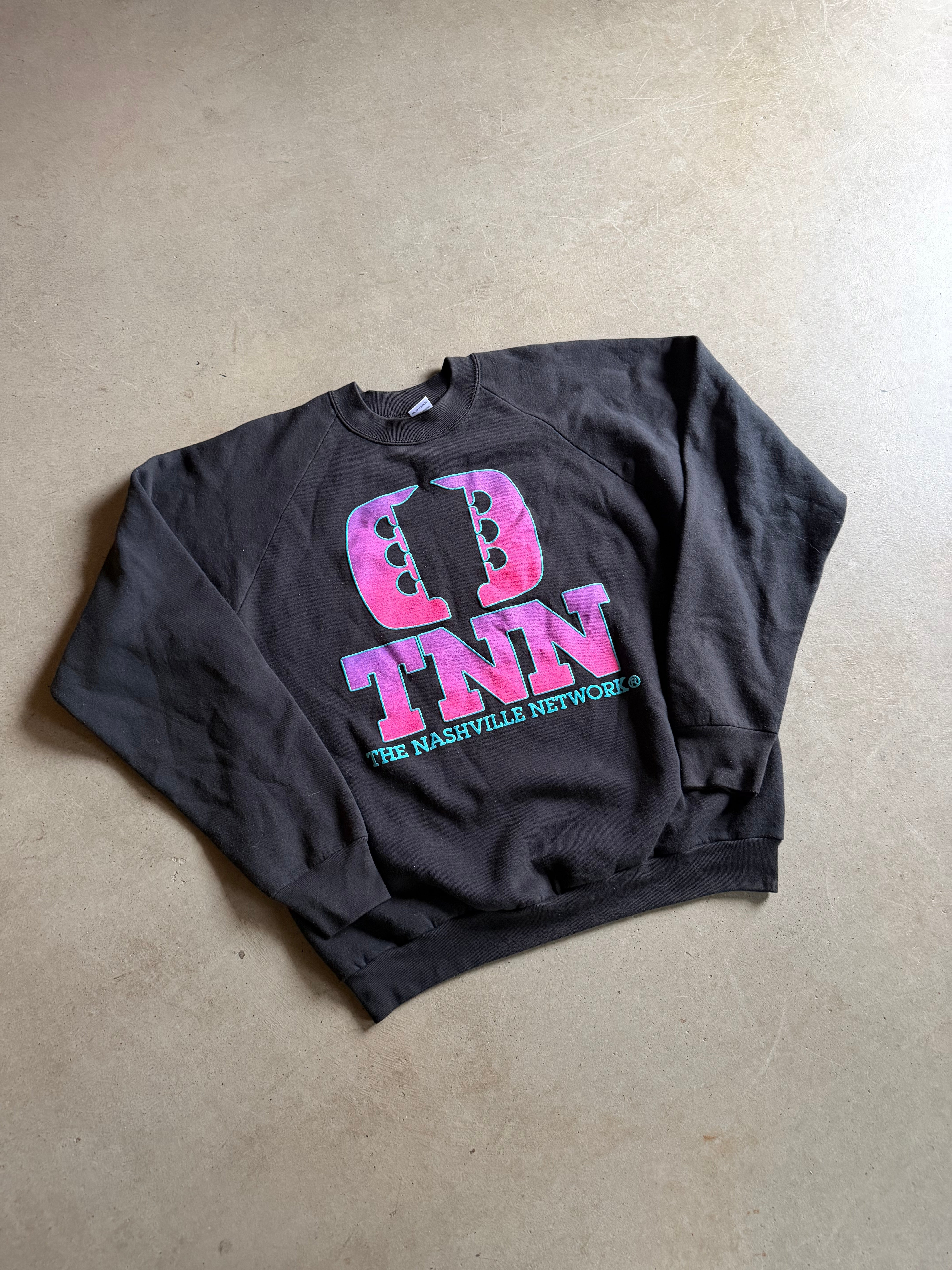 VTG TNN The Nashville Network Sweatshirt Sz 2XL