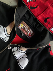 Y2K M&M JH Design Zip Up Hoodie Sz M/L