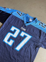 VTG Tennessee Titans Eddie George Football Puma Jersey Sz L