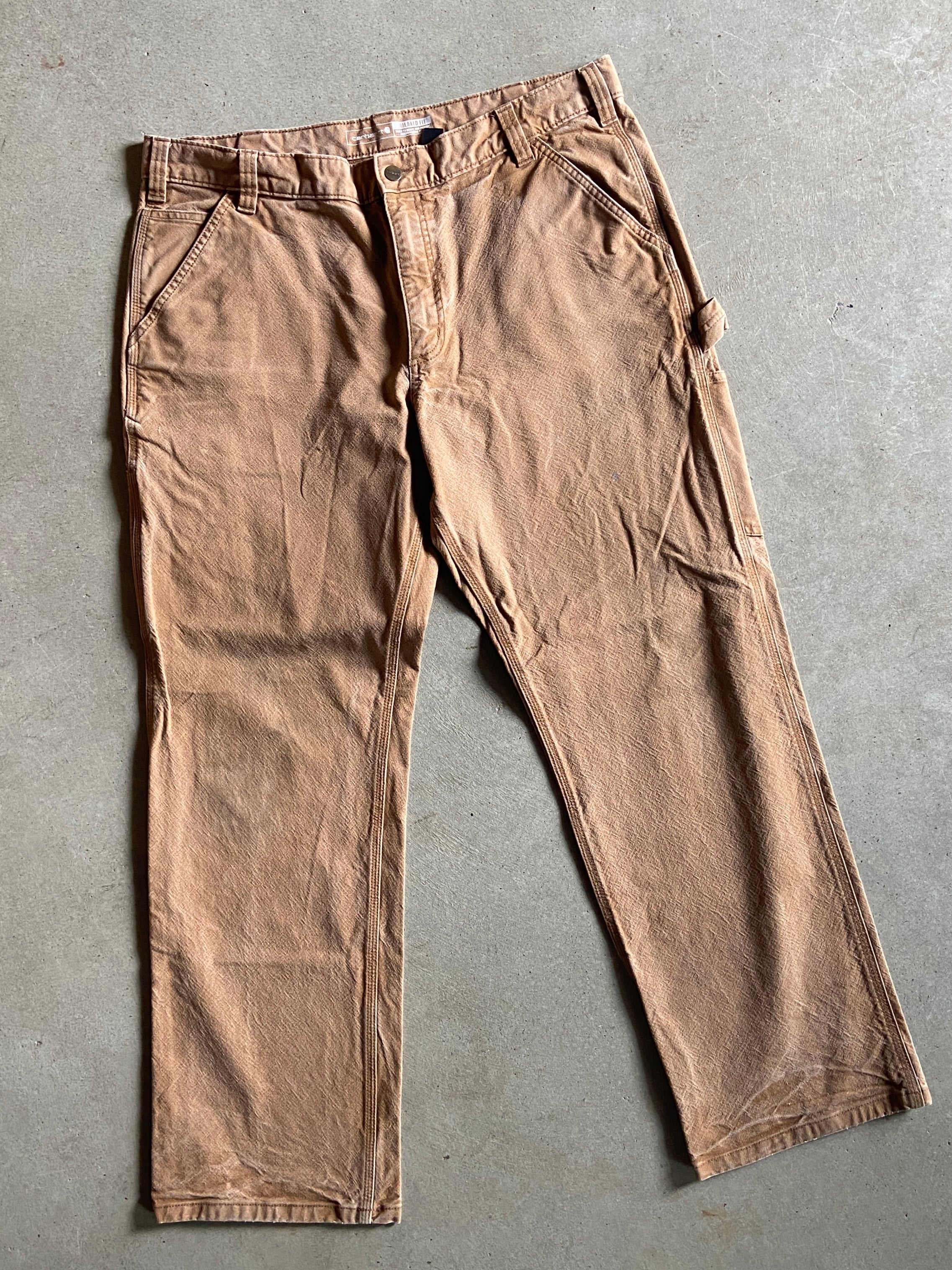 Carhartt Relaxed Fit Carpenter Work Pants Sz 38x32