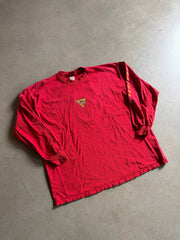 Y2K Oakley Red Triangle LS Tee Sz 2XL