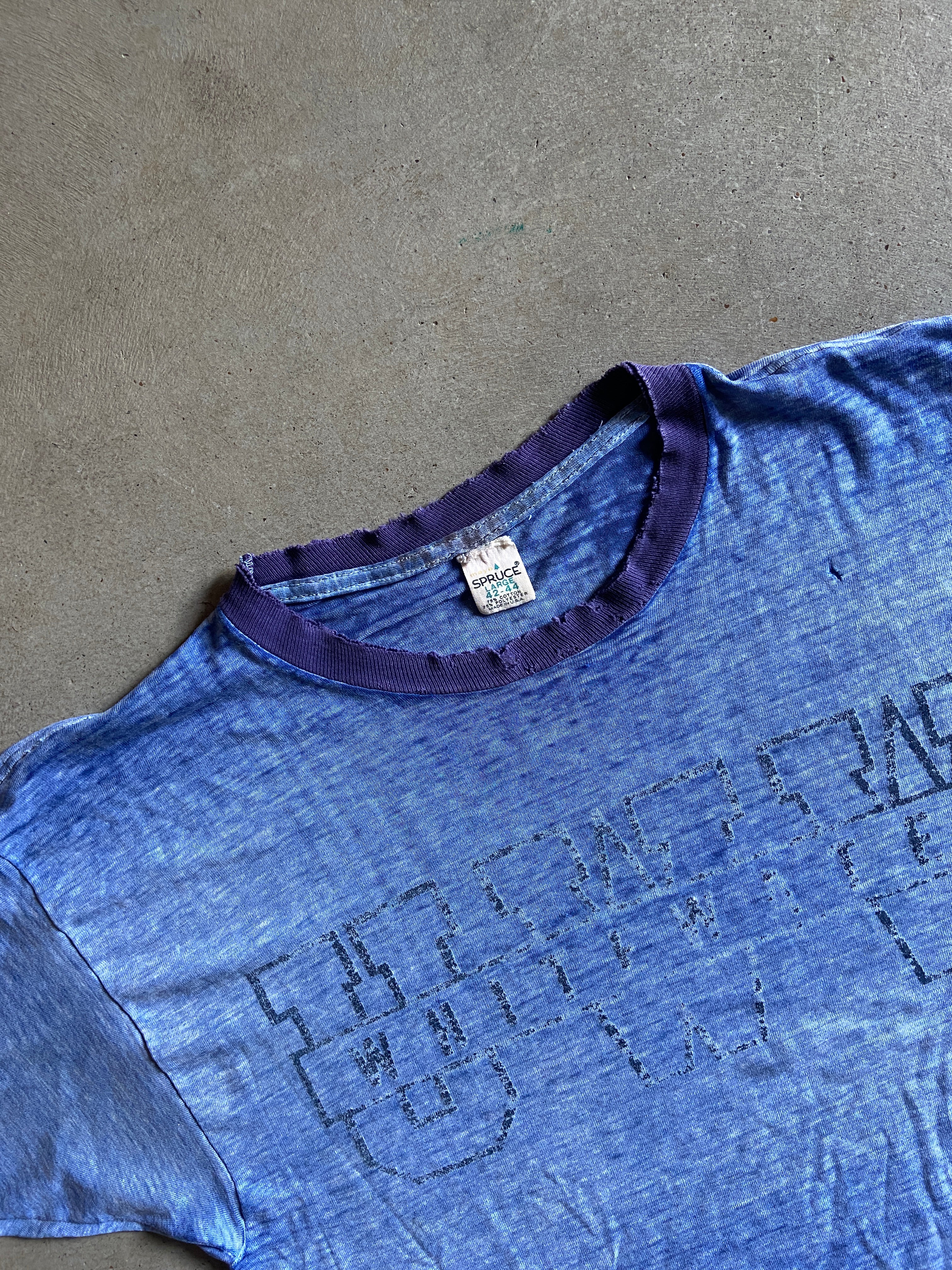 VTG University of Wisconsin Whitewater Cropped Tee Sz L