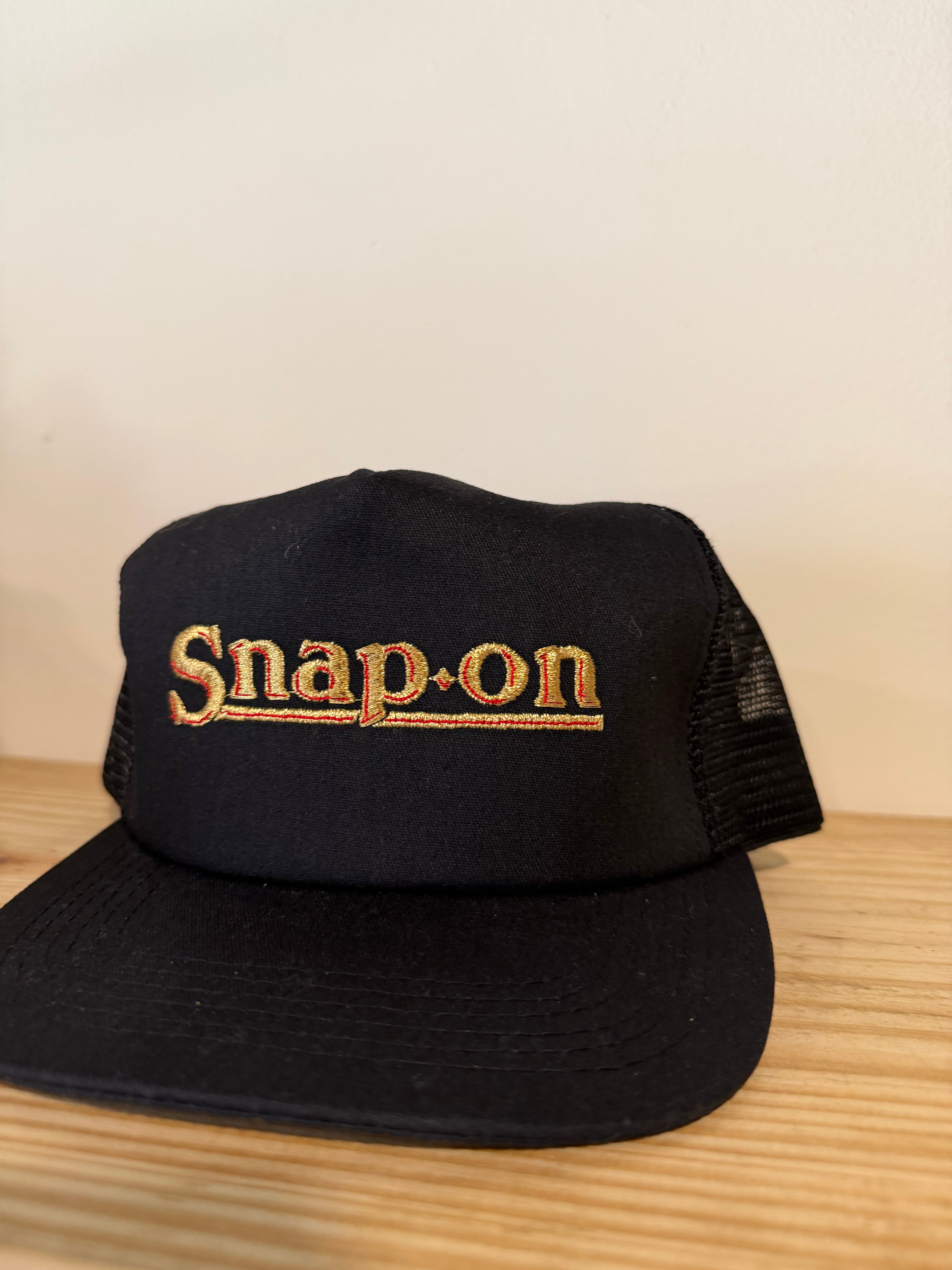VTG Snap On Gold/Red Hat
