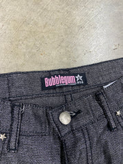 Y2K Bubblegum Shimmer Denim Jeans Sz 9