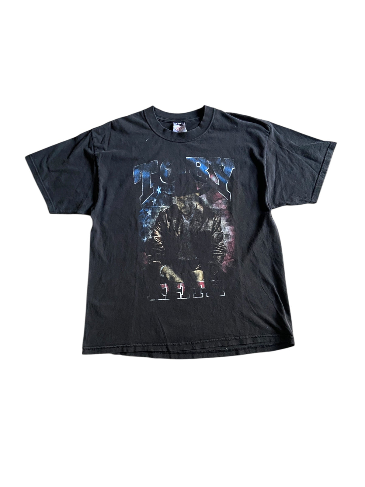 VTG Toby Keith Rap Tee Sz L