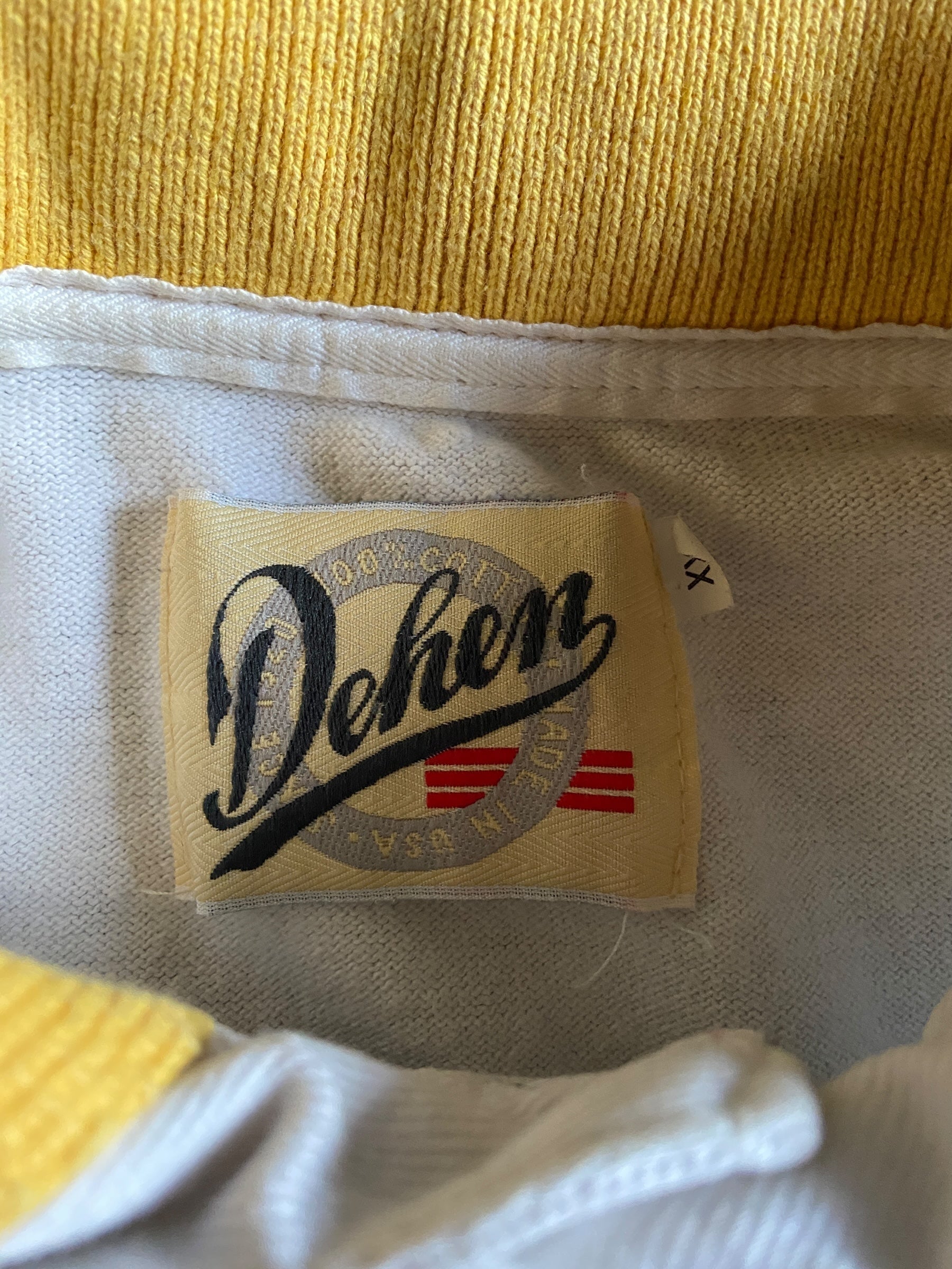 VTG West Virginia Mountaineers Double Collar Rugby Shirt Sz XXL