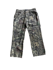 Y2K Break Up Camo Double Knee Jeans Sz 34x30