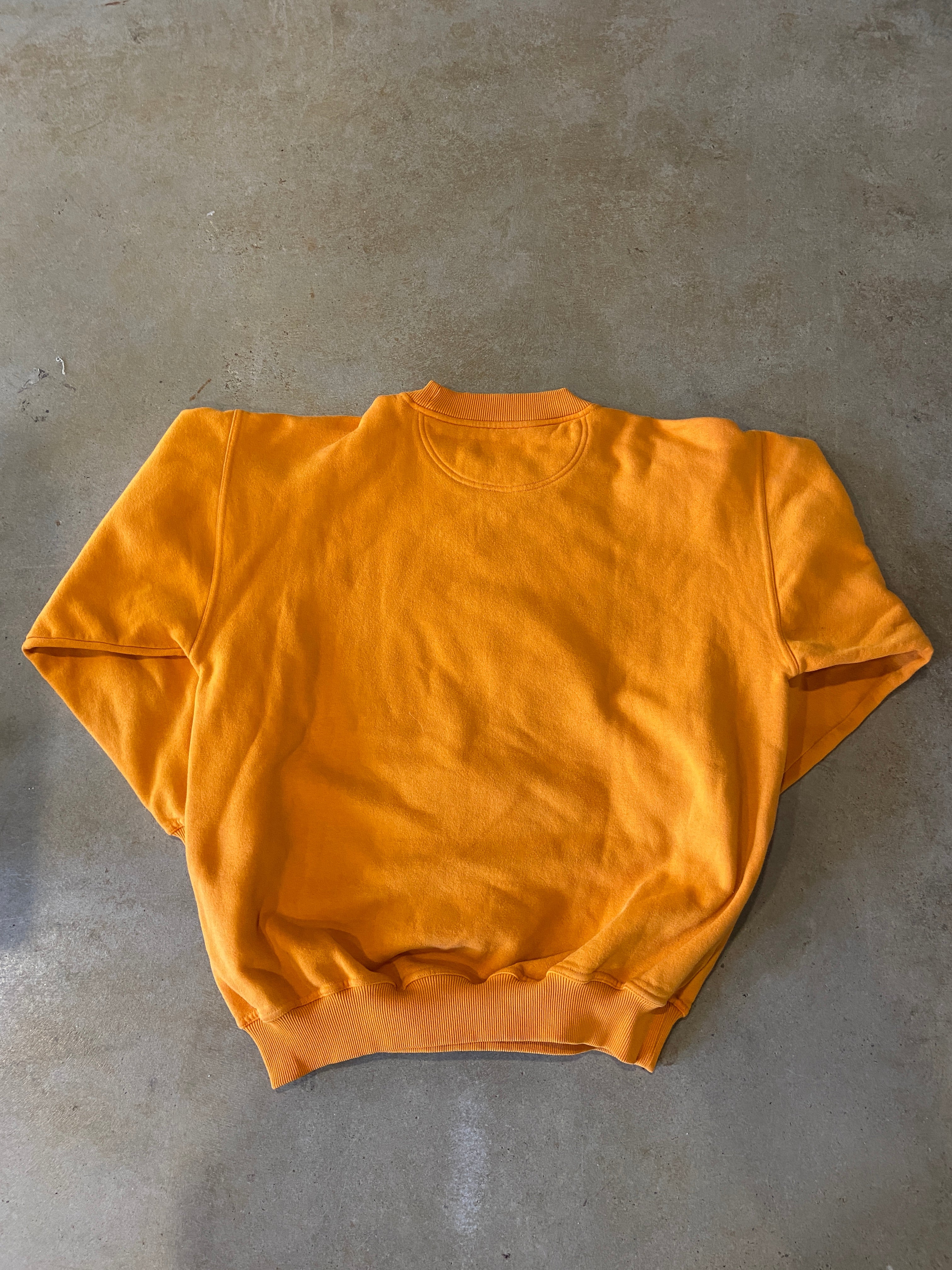 VTG Tennessee Vols Checkered Logo Sweatshirt Sz L