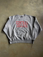 Y2K Champion Central College Reverse Weave Sweater Sz XL