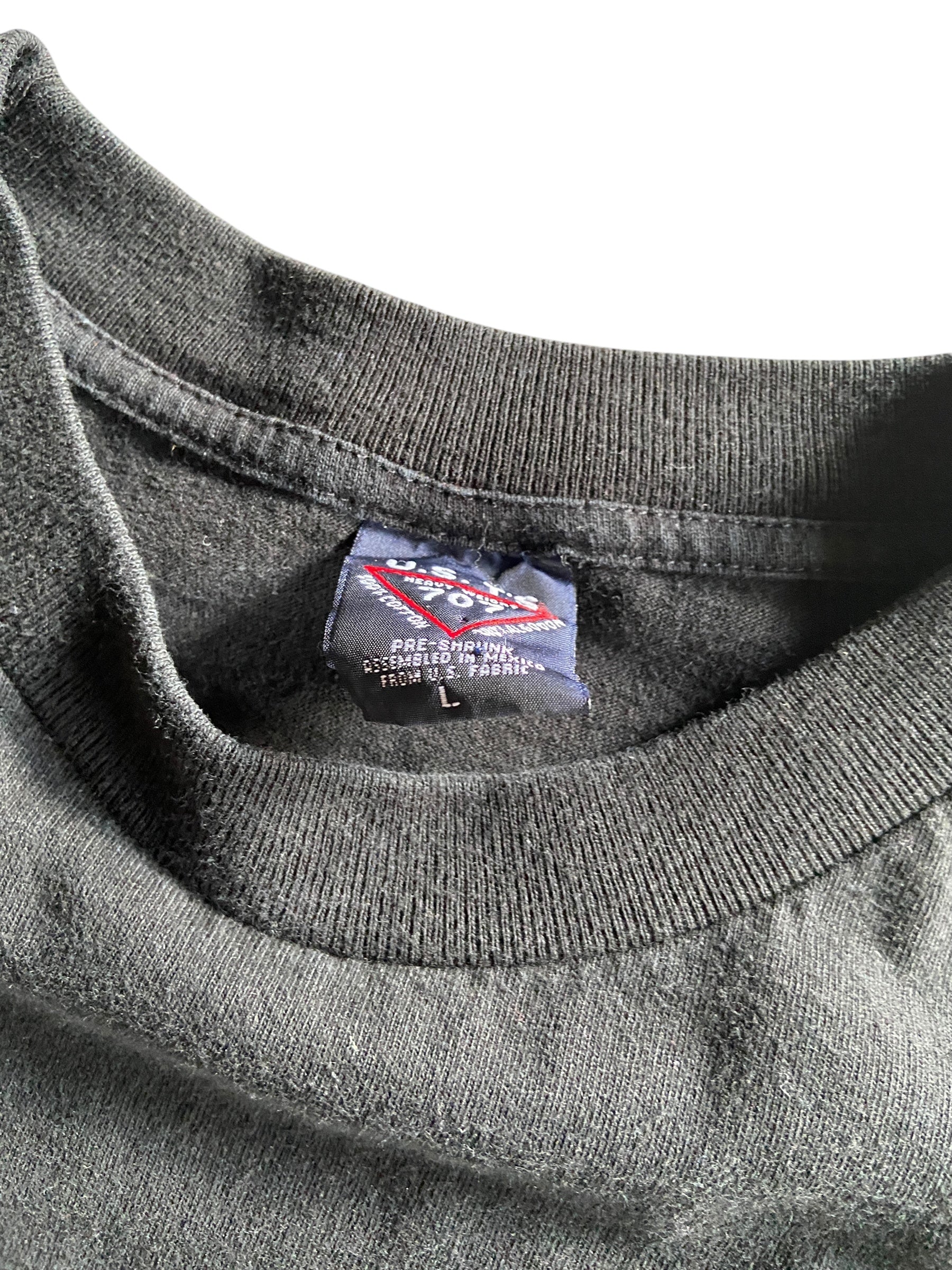 VTG Sleeps Well With Others Text Tee Sz L