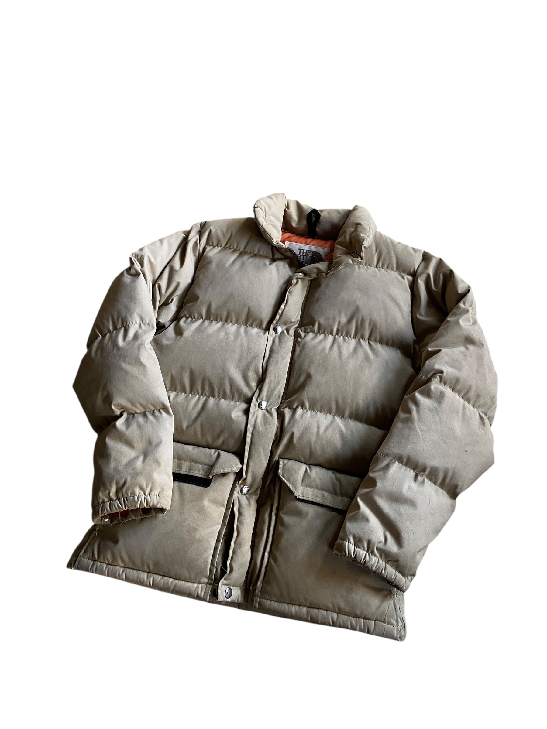 VTG The North Face Brown Label Puffer Jacket Sz XS