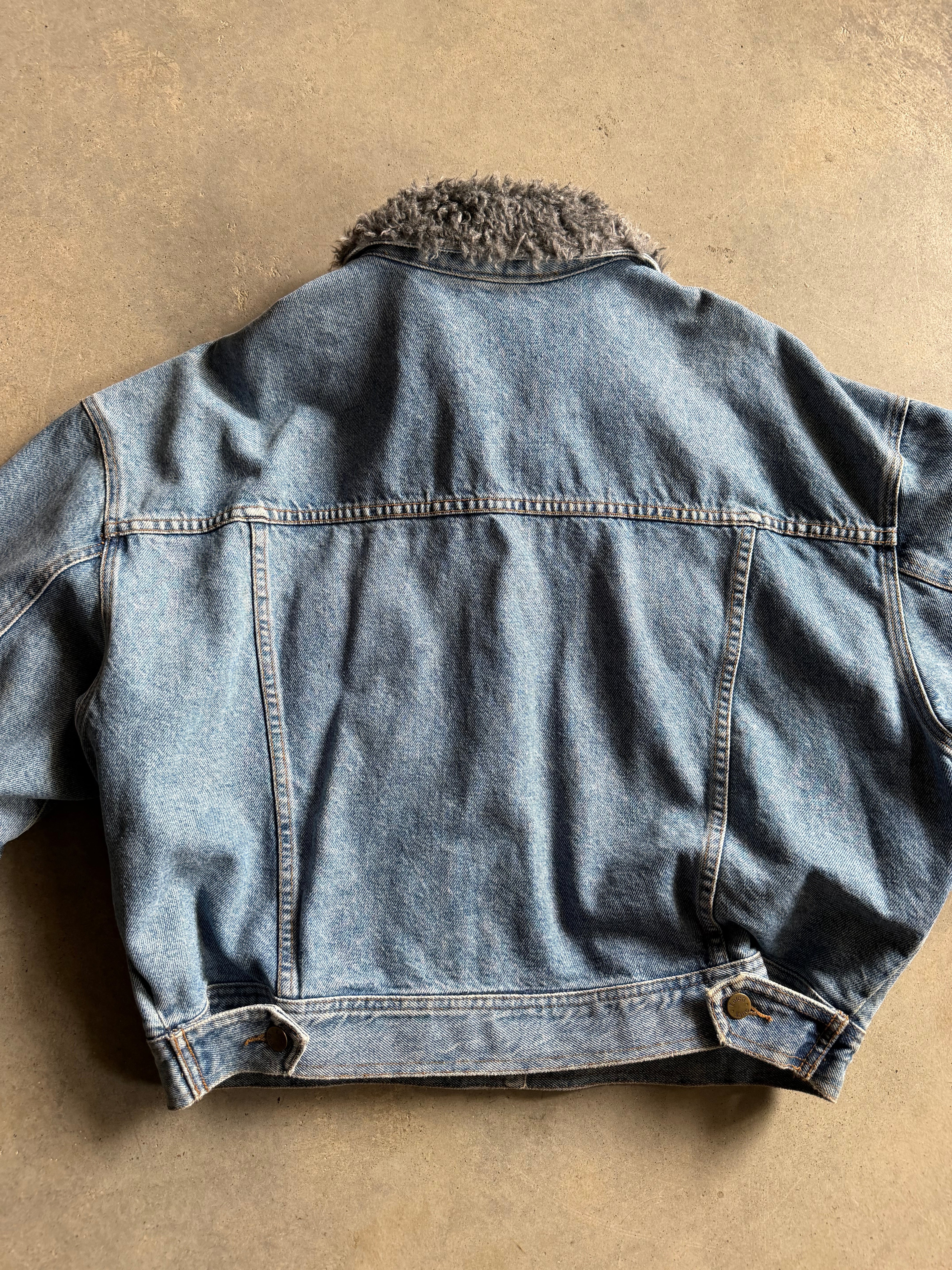 VTG Karen Kane Blue Jean Denim Jacket Sz M/L