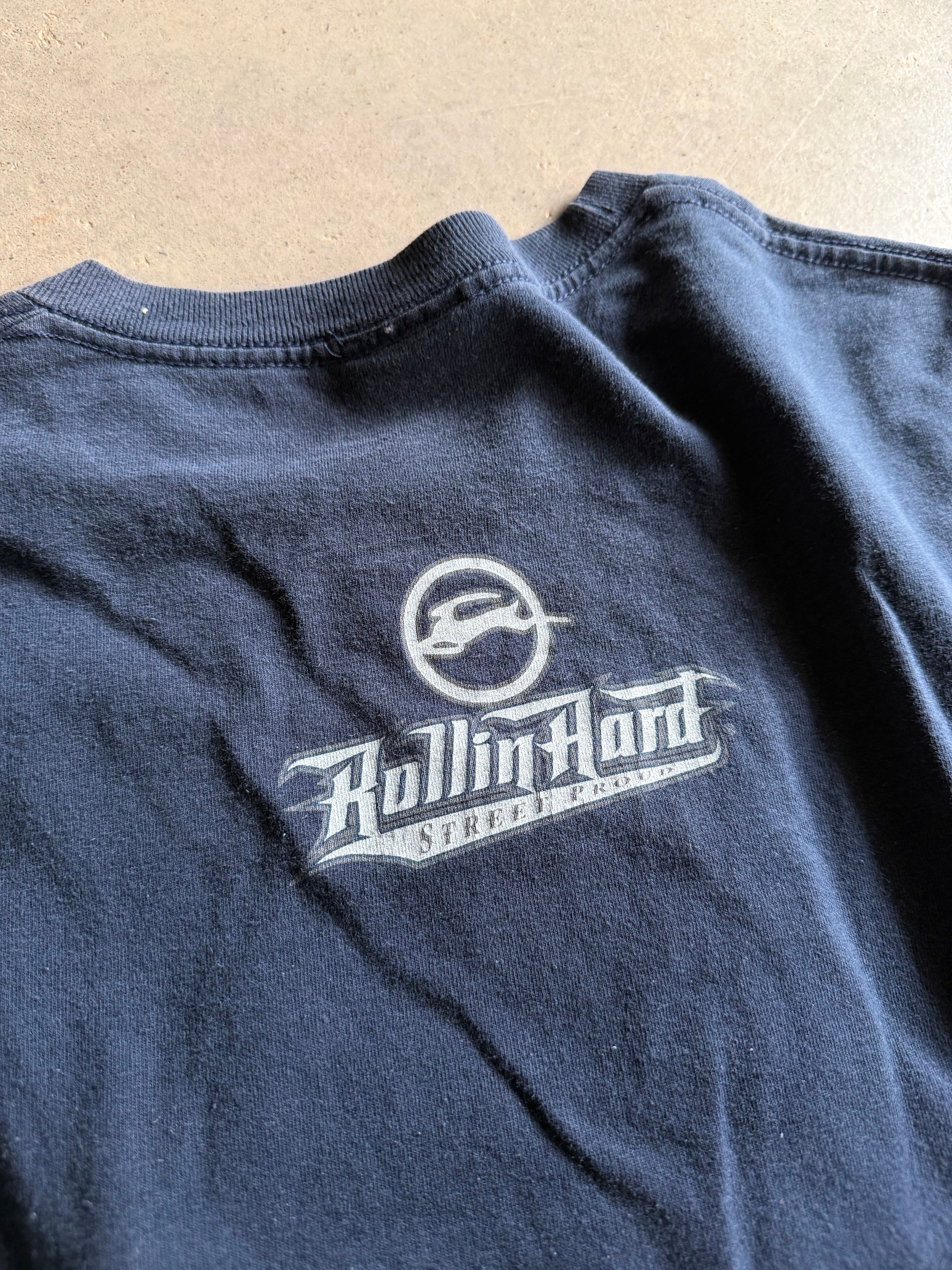Y2K Impala Rollin Hard Street Proud Tee Sz L