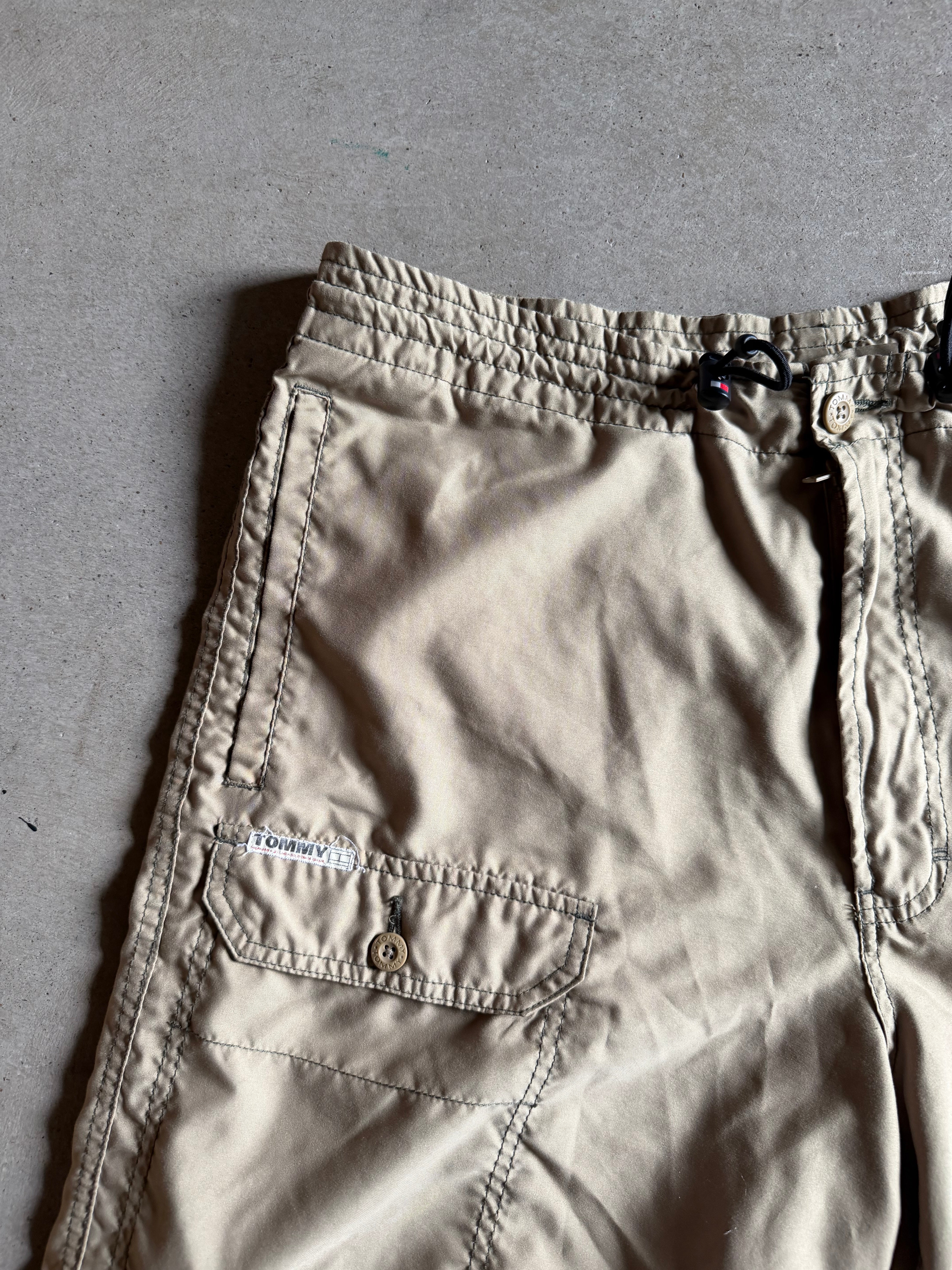 VTG Tommy Jeans Khaki Shorts Sz L