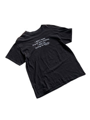 Y2K "Mute Button" Text Tee Sz M