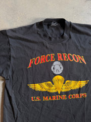 VTG USMC Force Recon Tee Sz L/XL