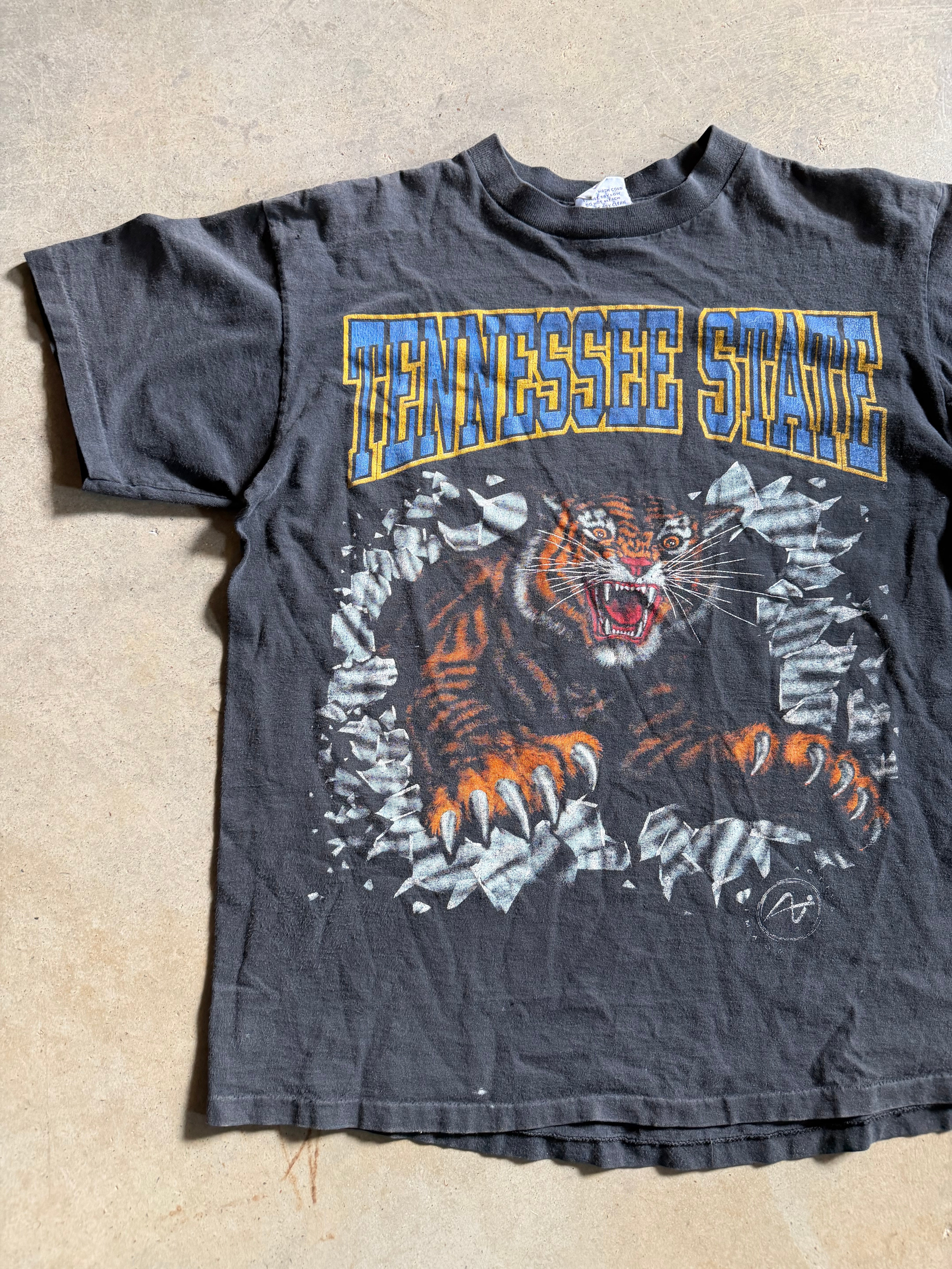 VTG Tennessee State Tigers Break Glass Active Image Tee Sz L