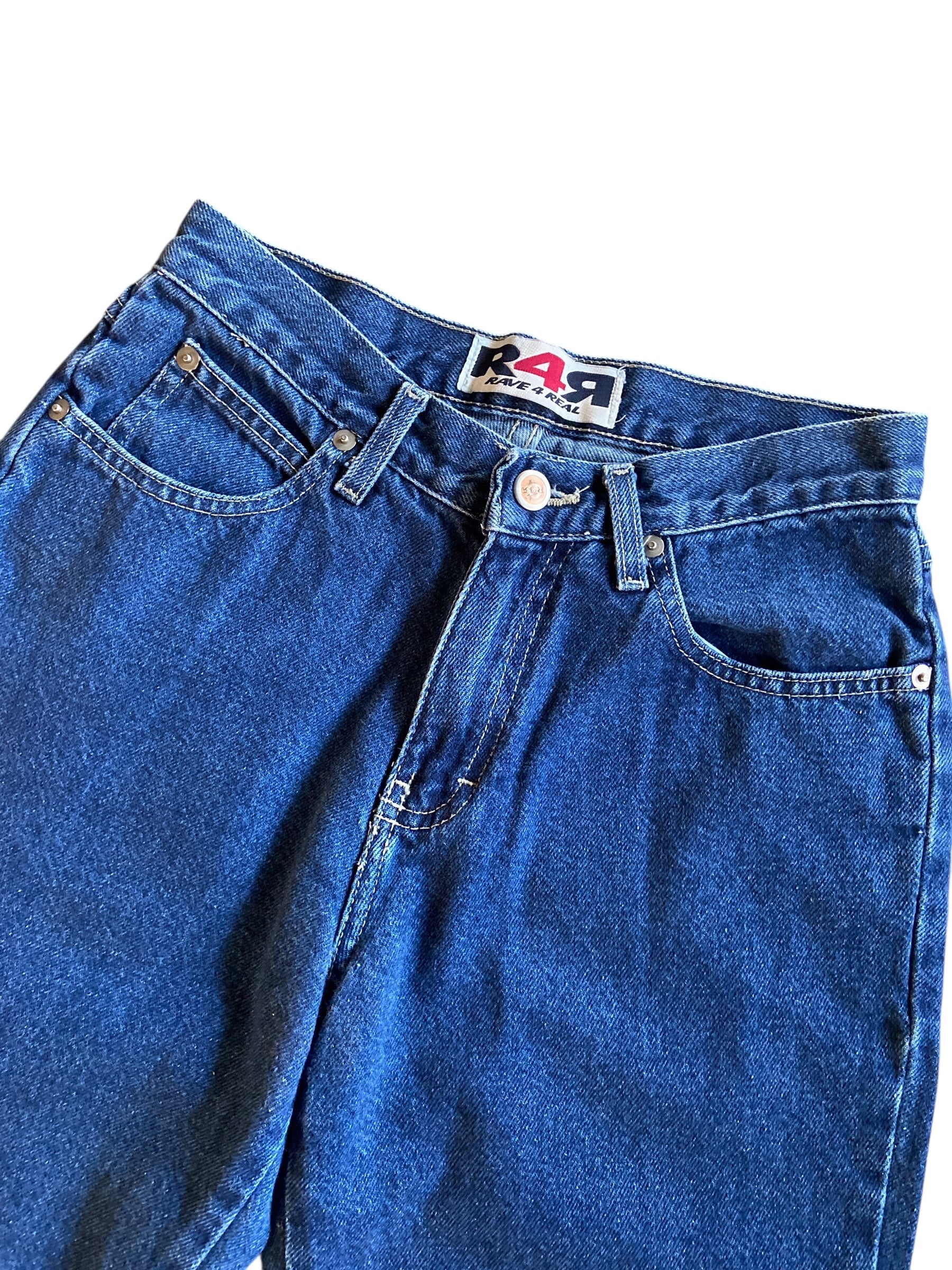 Y2K Rave For Real Flare Jeans Sz 28x30