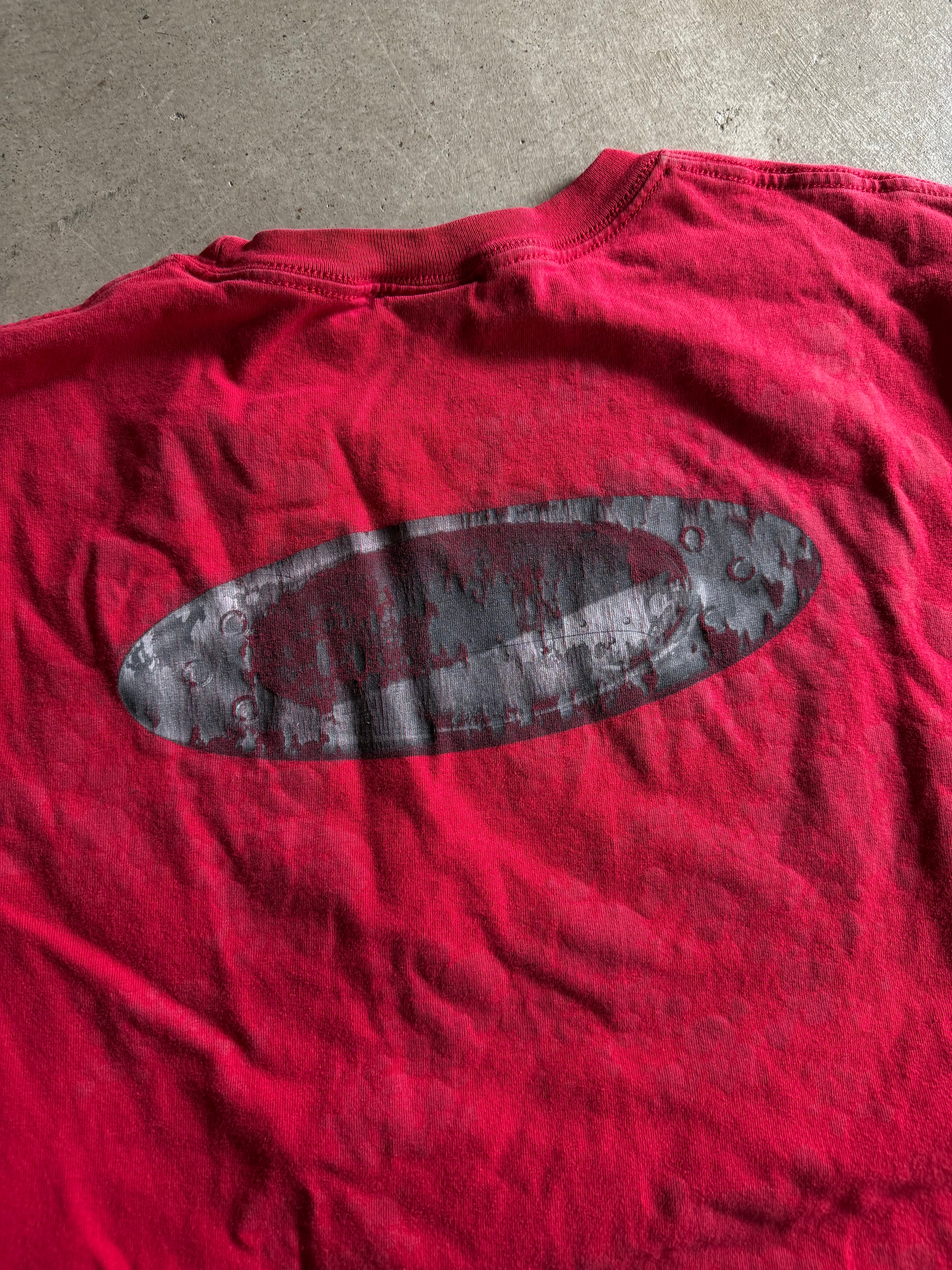 Y2K Oakley Red Skull Grime Tee Sz 2XL