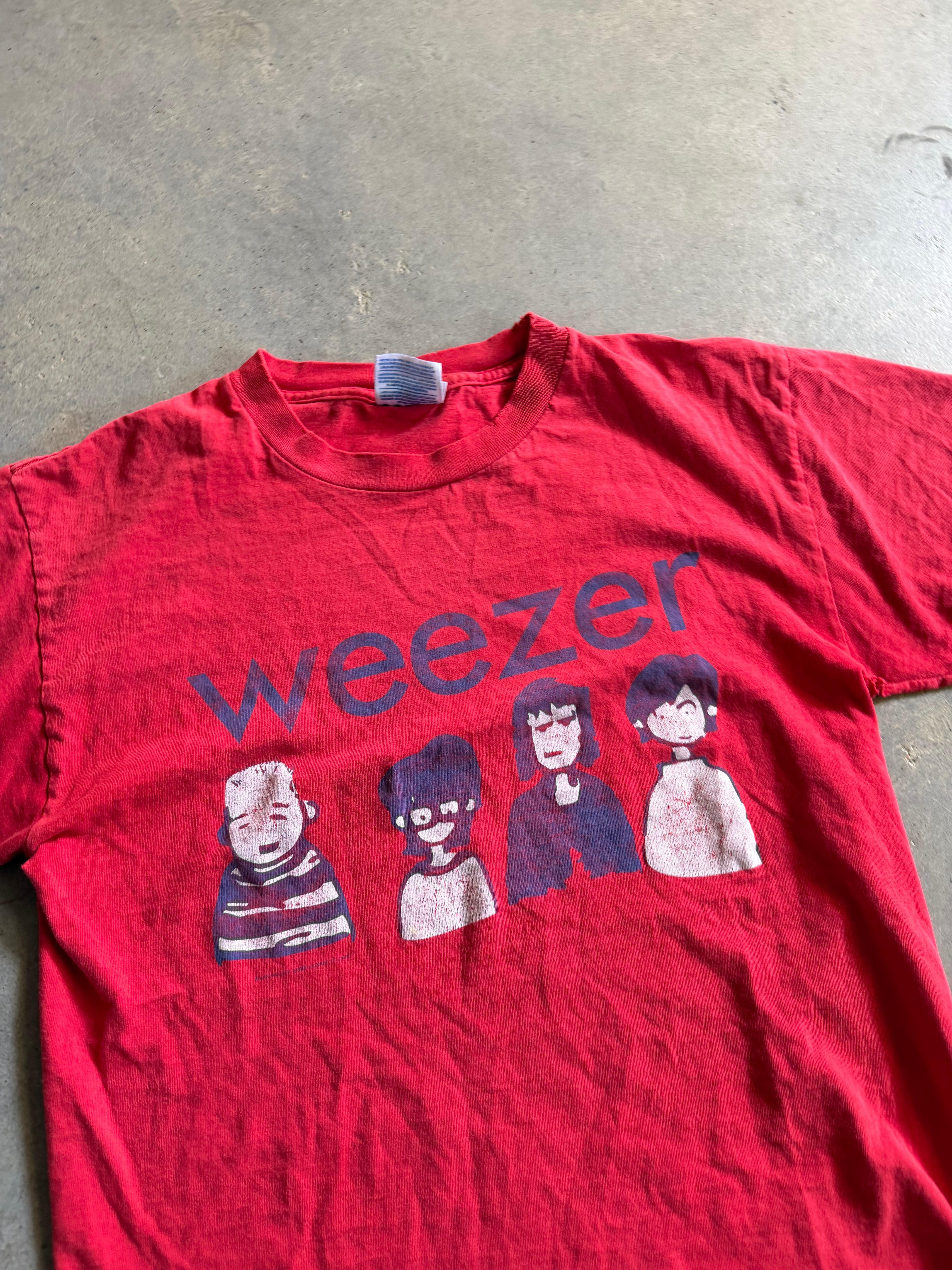 VTG Weezer Animated Tee Sz M