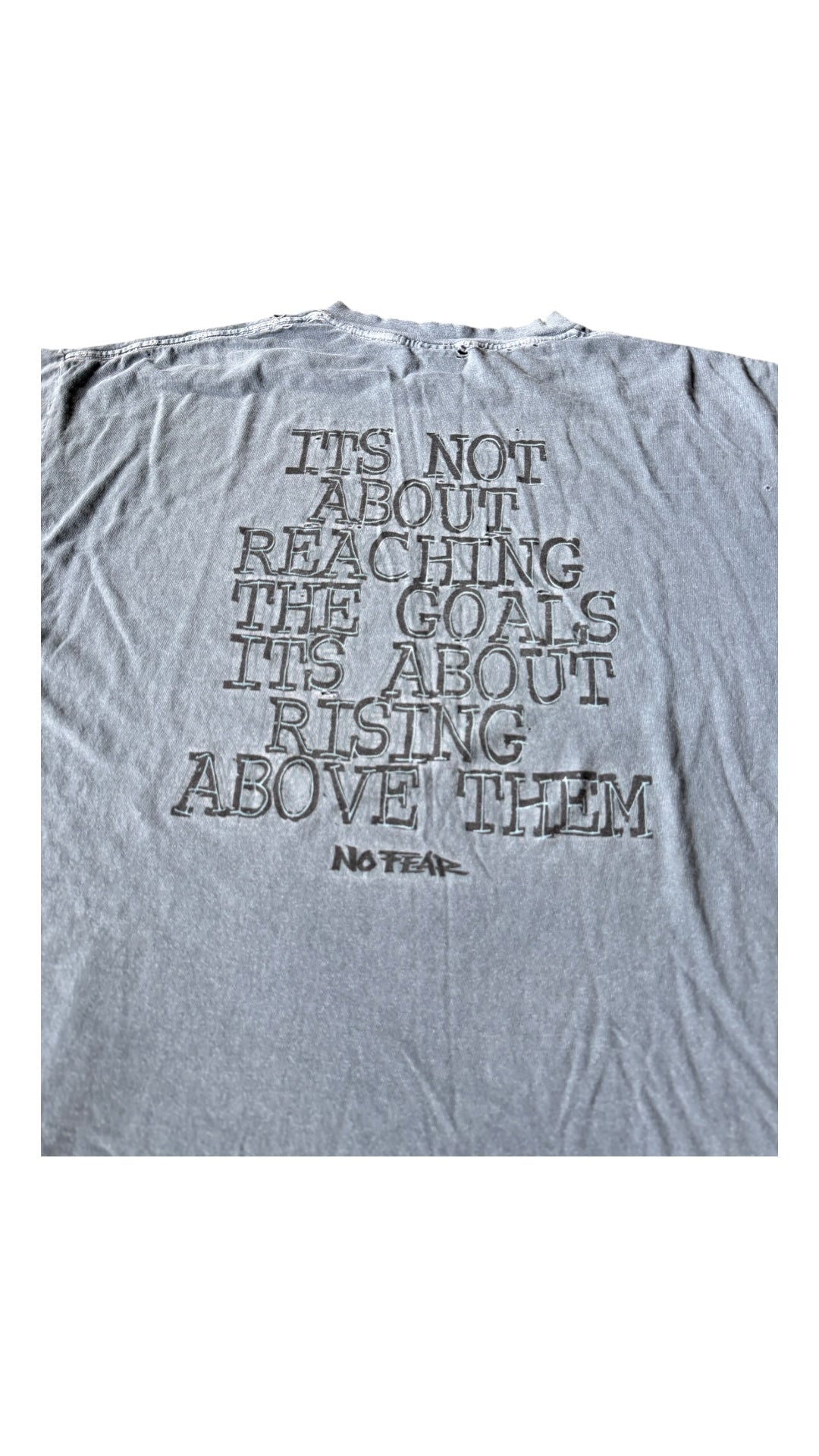 VTG Thrashed No Fear Blue Tee Sz XL