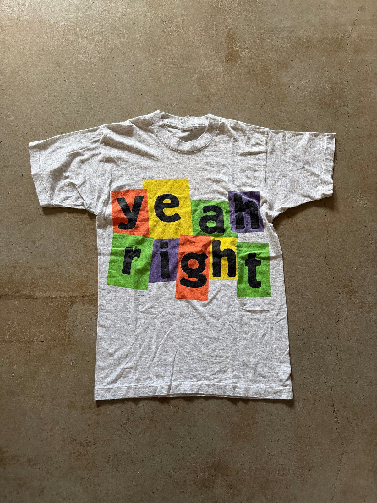 VTG Yeah Right Freeze Tee Sz S