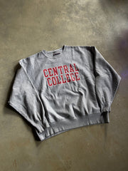 Y2K Champion Central College Reverse Weave Sweater Sz XL