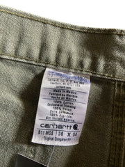 VTG Slate Faded Carhartt Jeans Sz 36x34