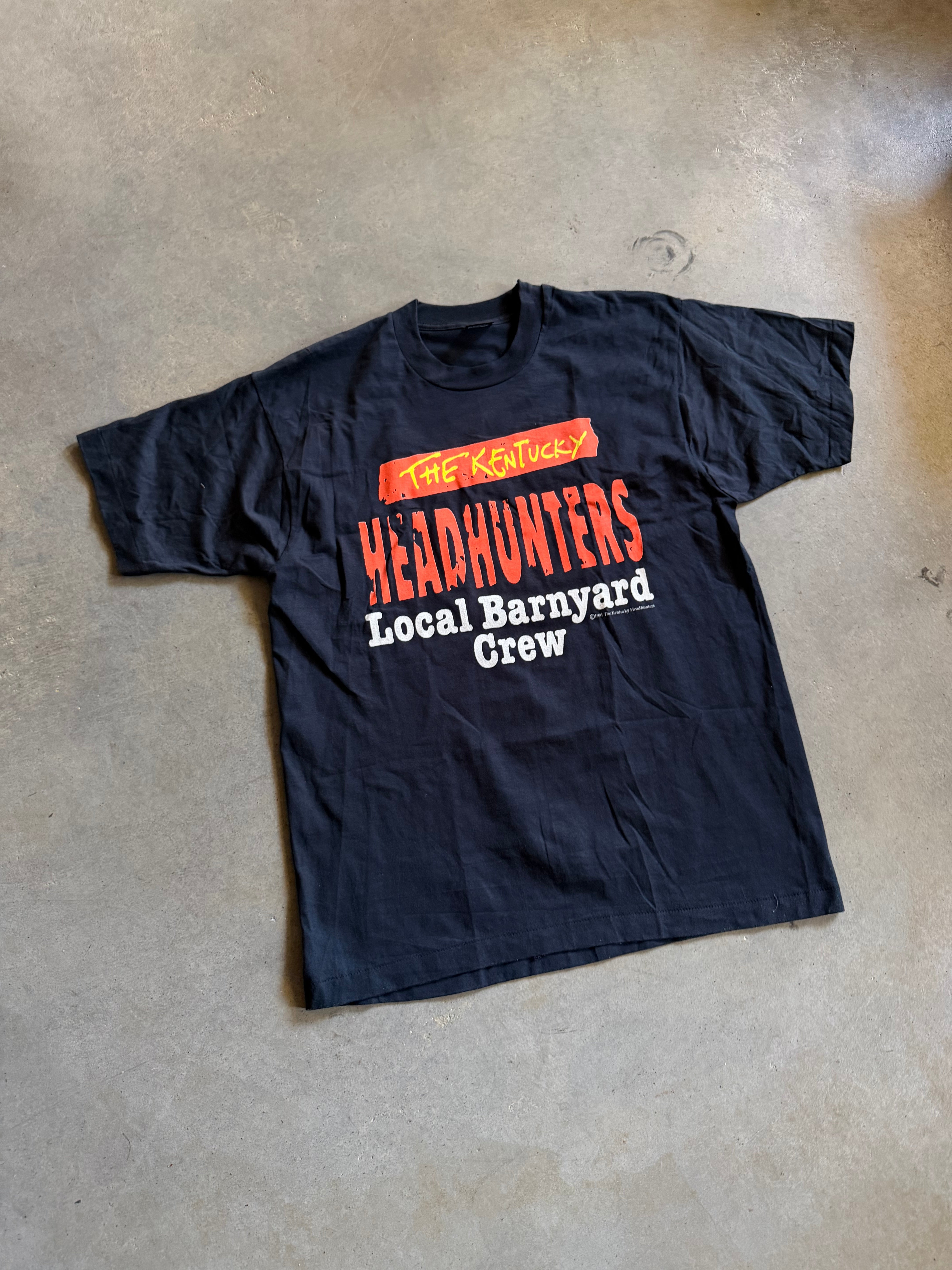 VTG The Kentucky Headhunters Electric Barnyard Tour Crew Tee Sz XL
