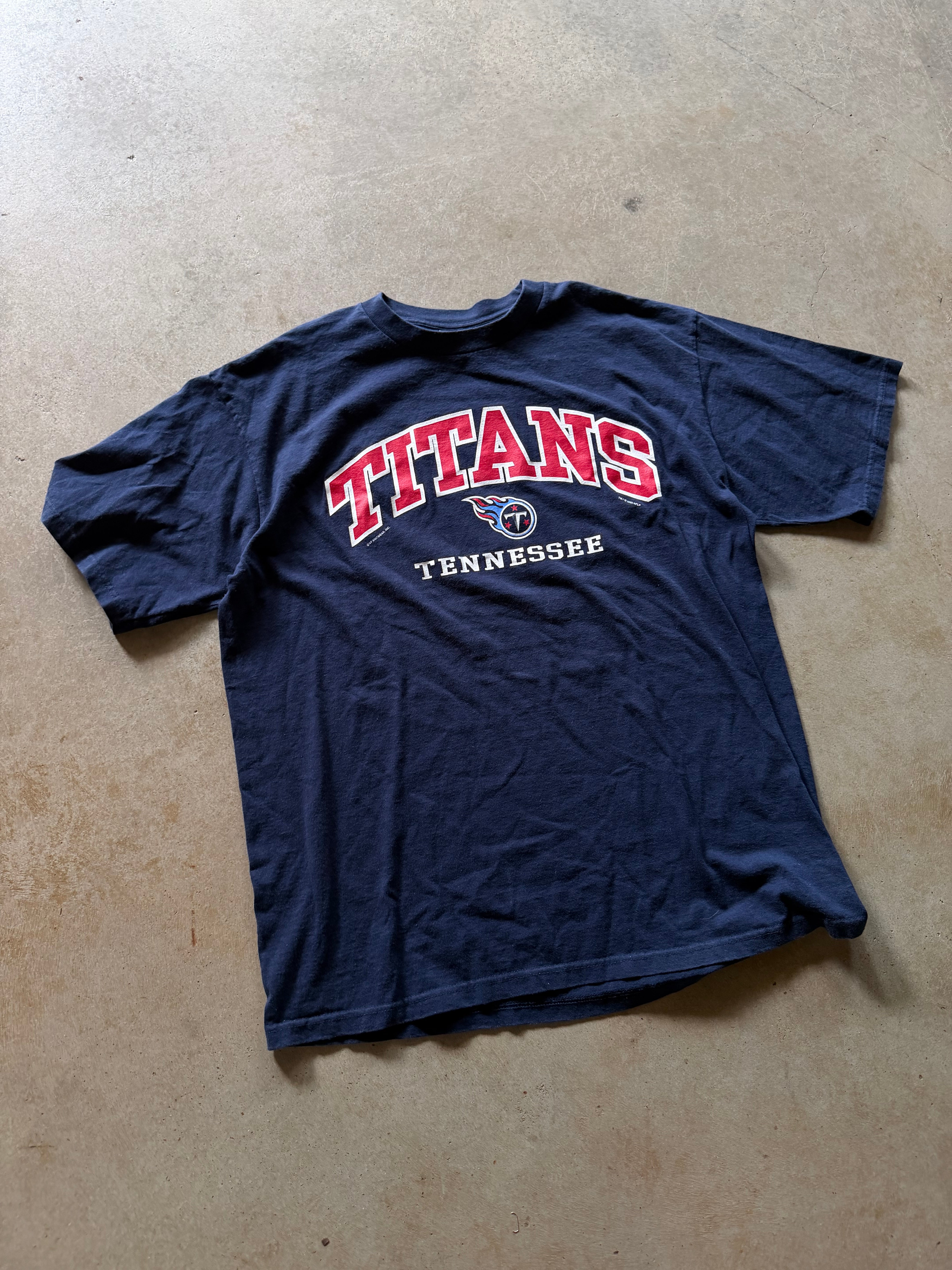 VTG Tennessee Titans Spellout Tee Sz XL