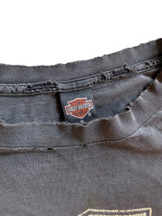 VTG Thrashed Harley Davidson Black Hills Tee Sz XL