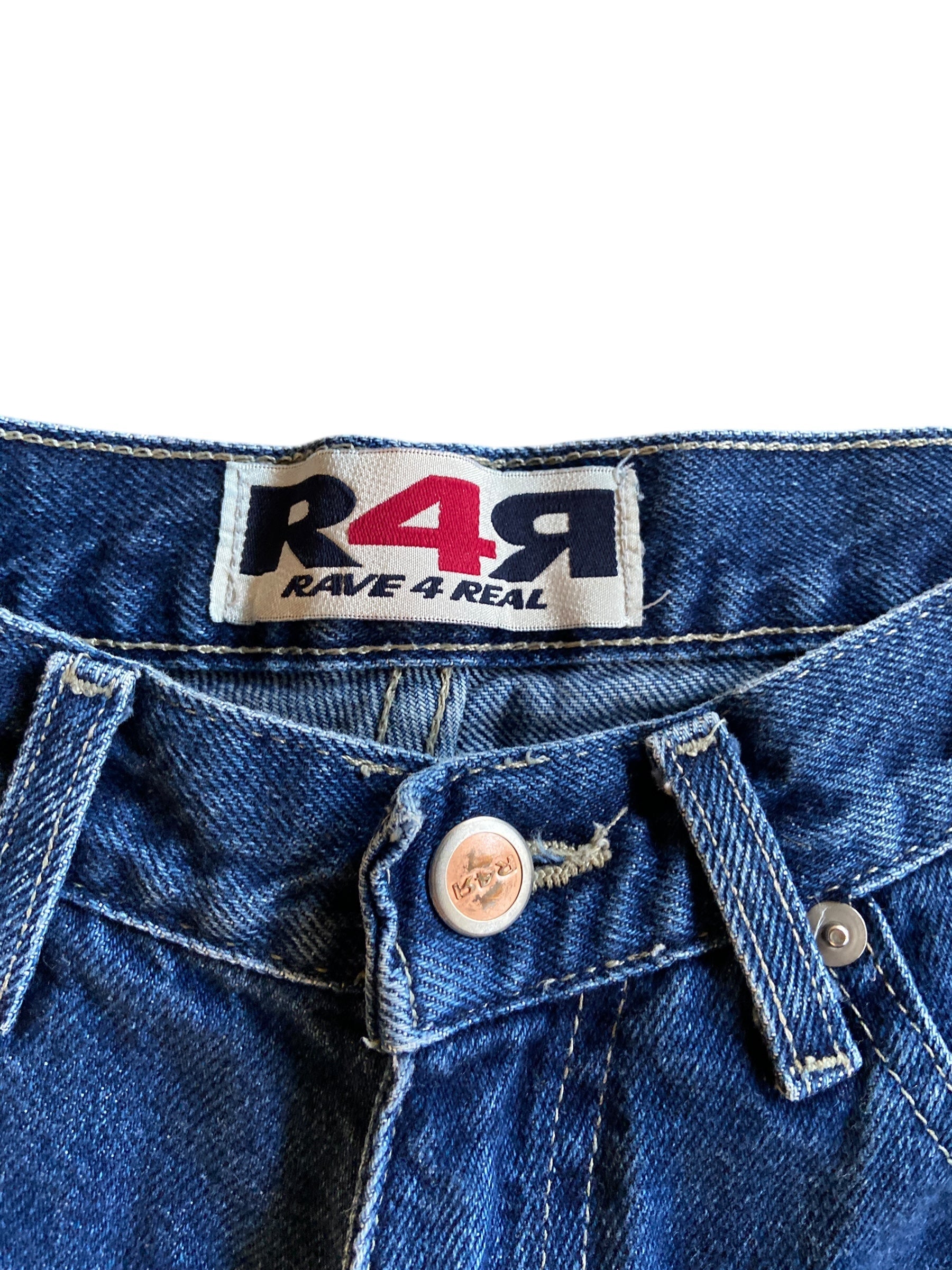 Y2K Rave For Real Flare Jeans Sz 28x30