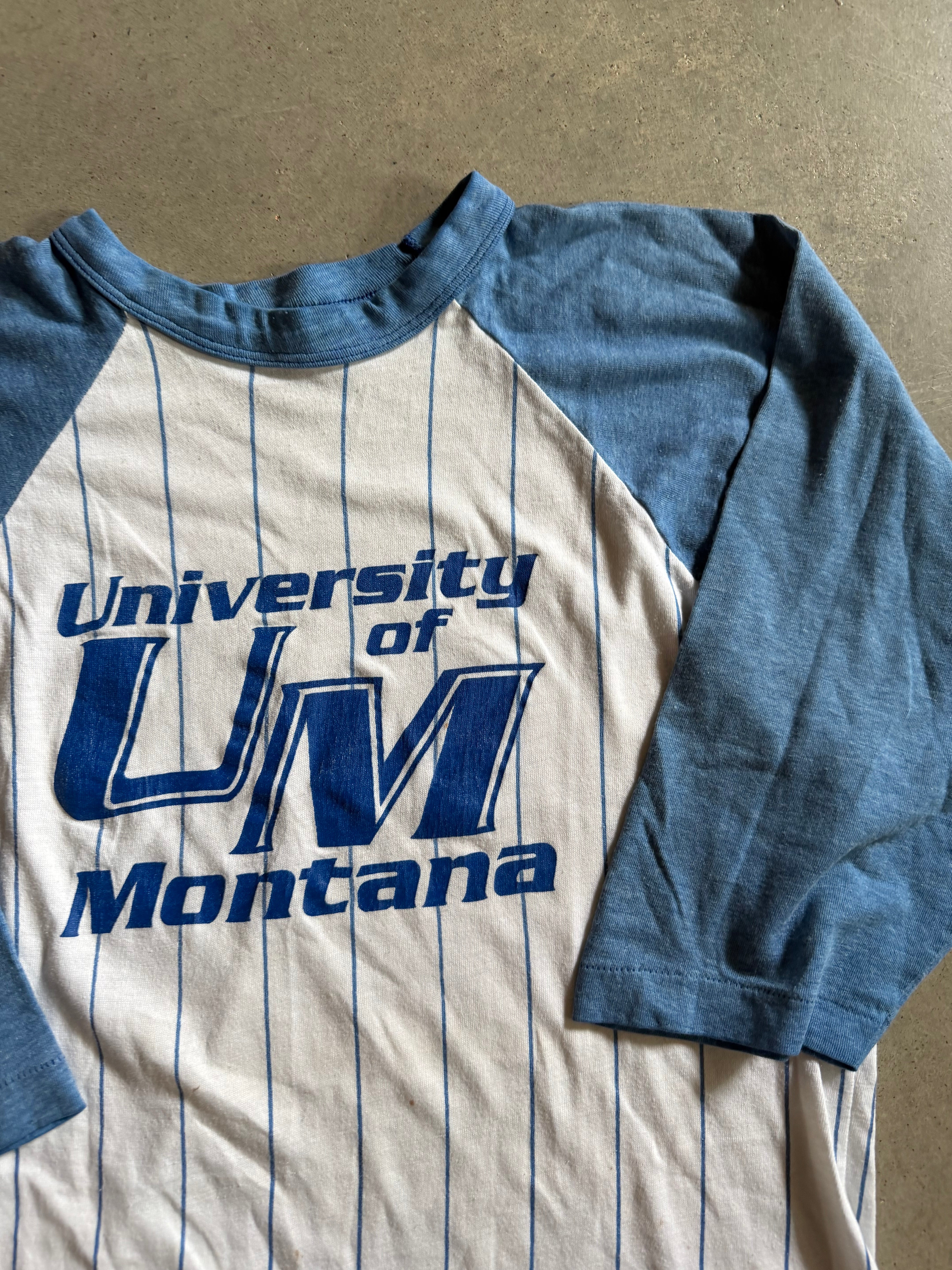 VTG University of UM Montana Half Sleeve Tee Sz M