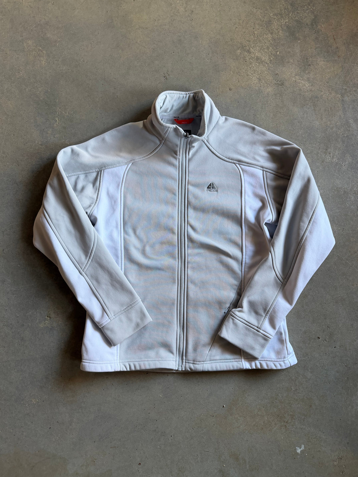 Y2K Nike ACG Grey Track Jacket Sz M