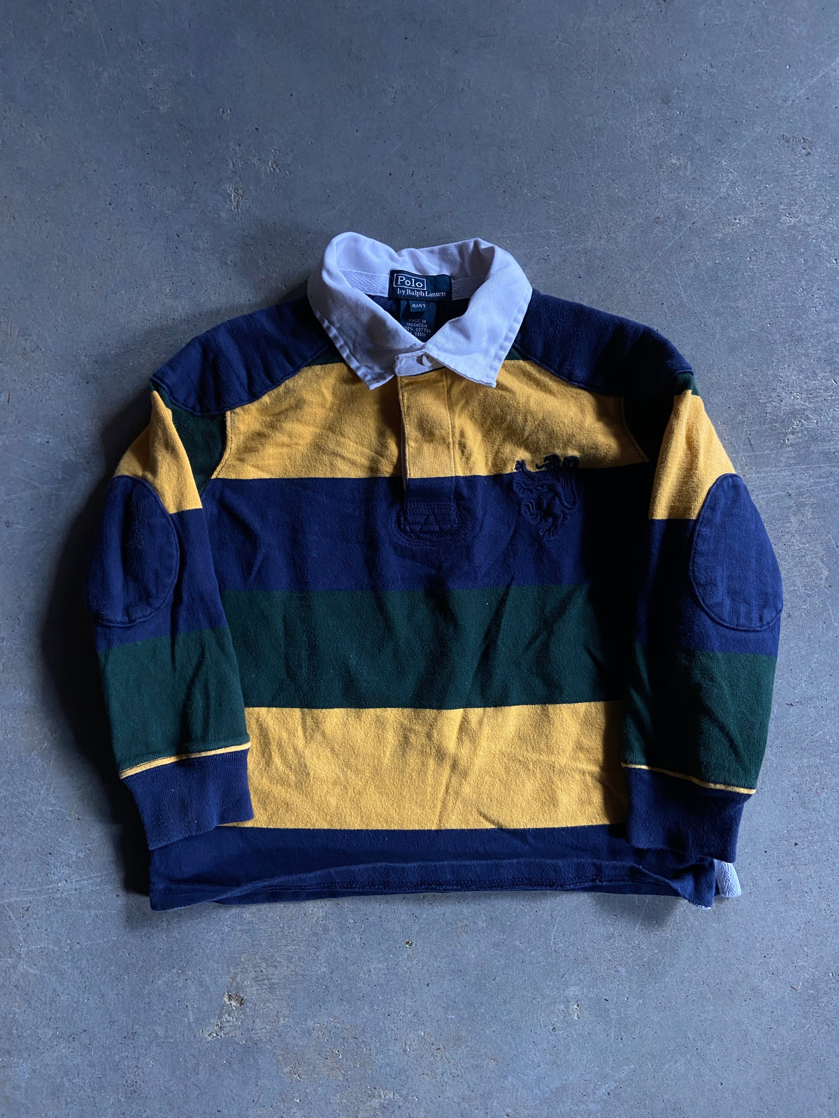 VTG Toddler Polo Ralph Lauren Rugby Shirt Sz 4T