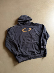 Y2K Oakley Brown O Hoodie Sz 2XL