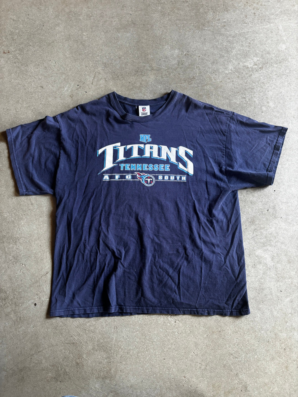 VTG Tennessee Titans AFC South Navy Tee Sz L/XL