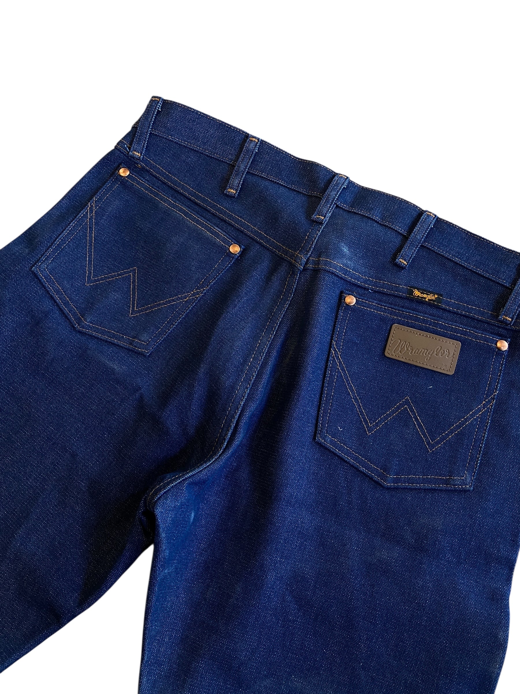 VTG Wrangler Dark Denim Jeans Sz 34x29