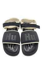 Preowned adidas Adilette 2.0 Pharrell Core Black Sz 12M/13.5W
