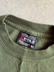 Y2K South Pole Olive Tee Sz L