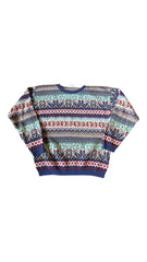 VTG Wmns Cabin Creek Knit Sweater Sz Wmns S