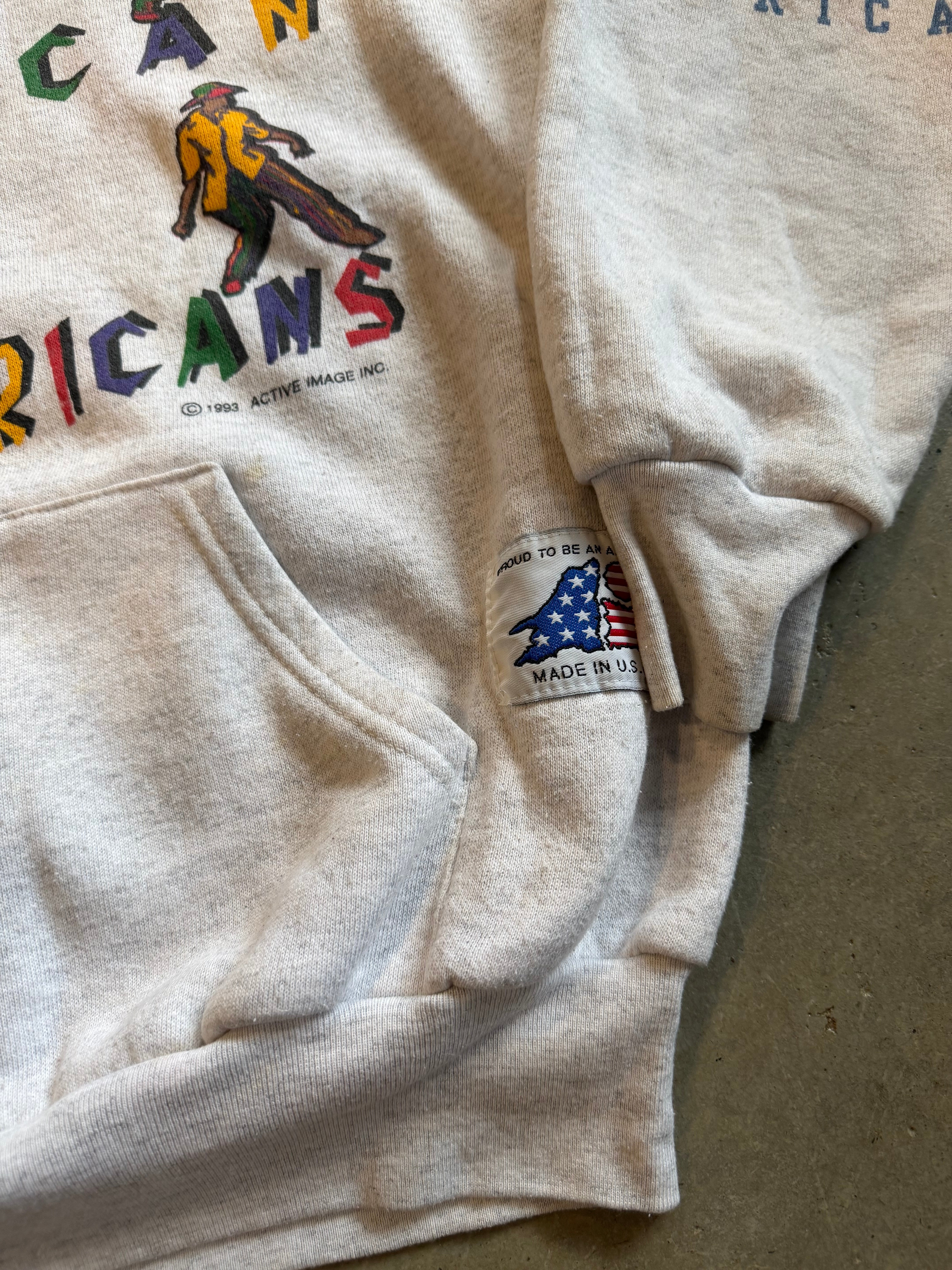 VTG University Of African American HBCU Hoodie Sz XL