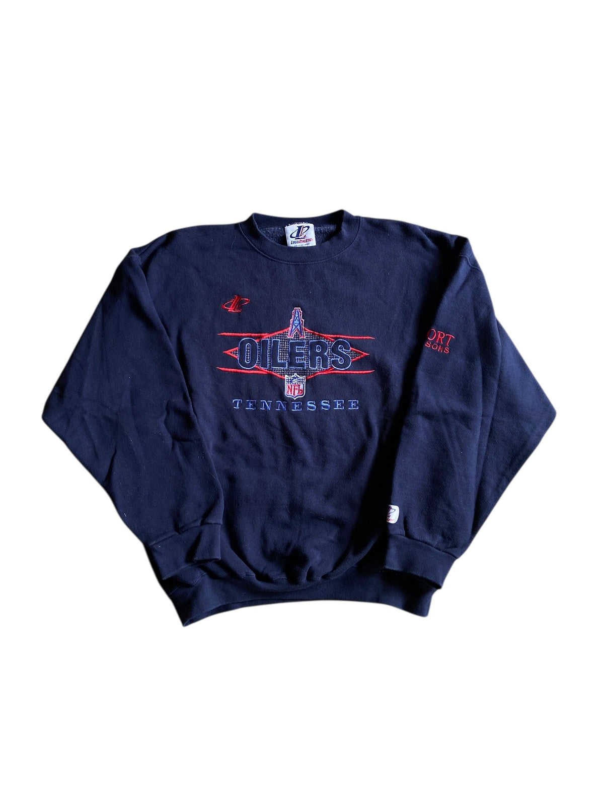 VTG Tennessee Oilers Logo Athletic Sweatshirt Sz M/L